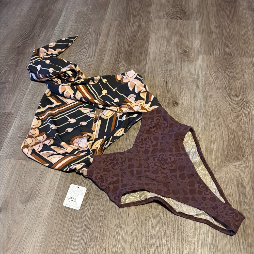 NEW Free People free-est Miley One-Piece Swimsuit - Picture 8 of 9